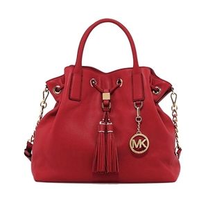 Michael Kors Large Drawstring Camden Satchel Bag
